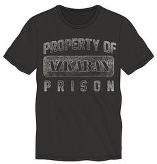 Harry Potter Property of Azkaban Prison Men's Black T-Shirt Tee Shirt