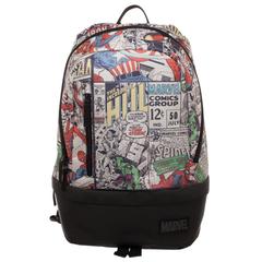 Marvel Comic Backpack  Marvel Backpack w/ Bottom Zip