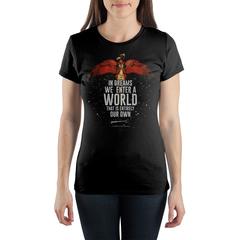 J.K. Rowling Harry Potter Quote Women's Black T-Shirt Tee Shirt