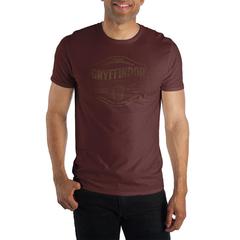 Harry Potter Founder Godric Gryffindor of Gryffindor House Hogwarts School of Witchcraft & Wizardry Men's Dark Burgundy T-Shirt